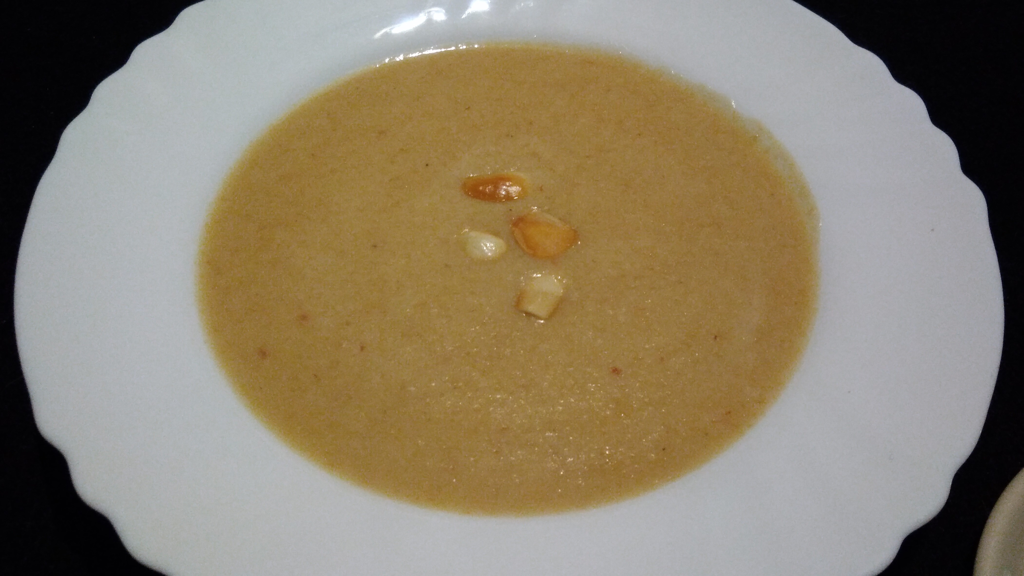 sopa de almendras