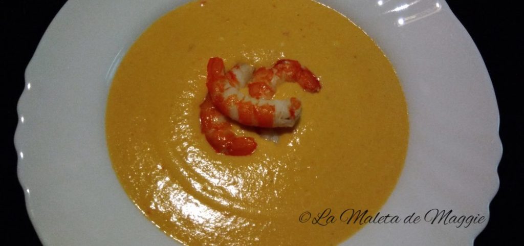 Crema de gambas