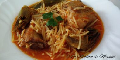 Fideos a la cazuela