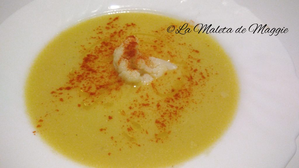 Crema de coliflor y curry