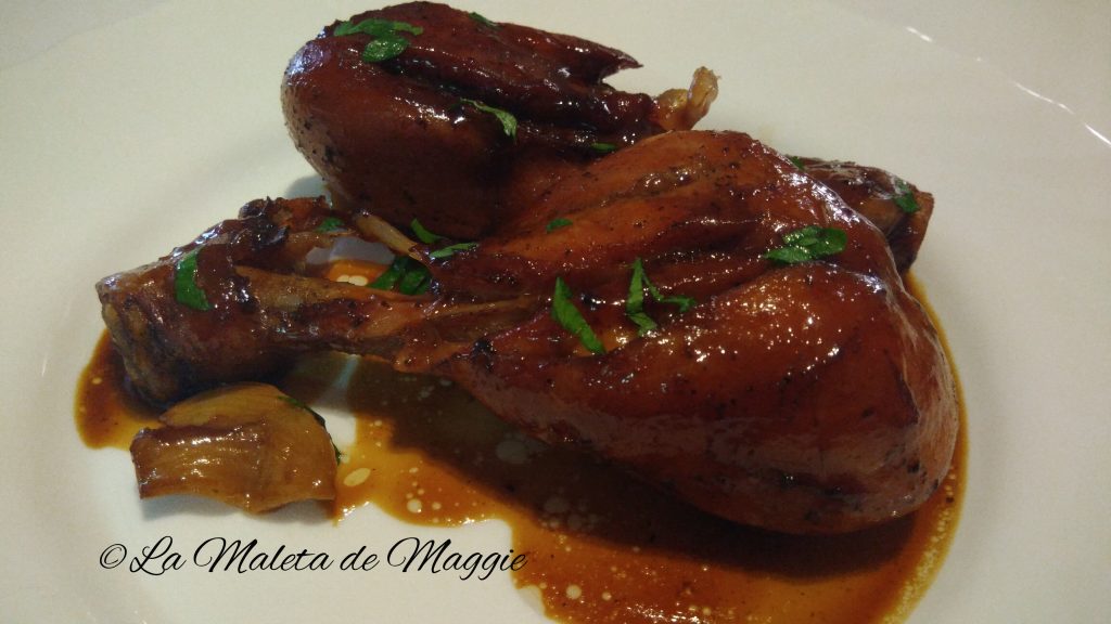 jamoncitos de pollo en salsa de soja