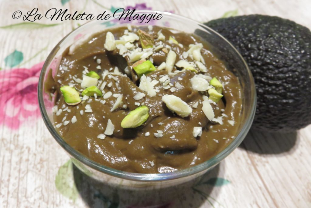 Mousse de aguacate y chocolate