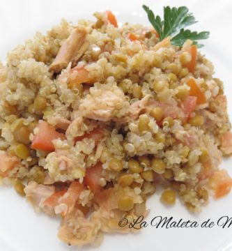 ensalada de quinoa y lentejas