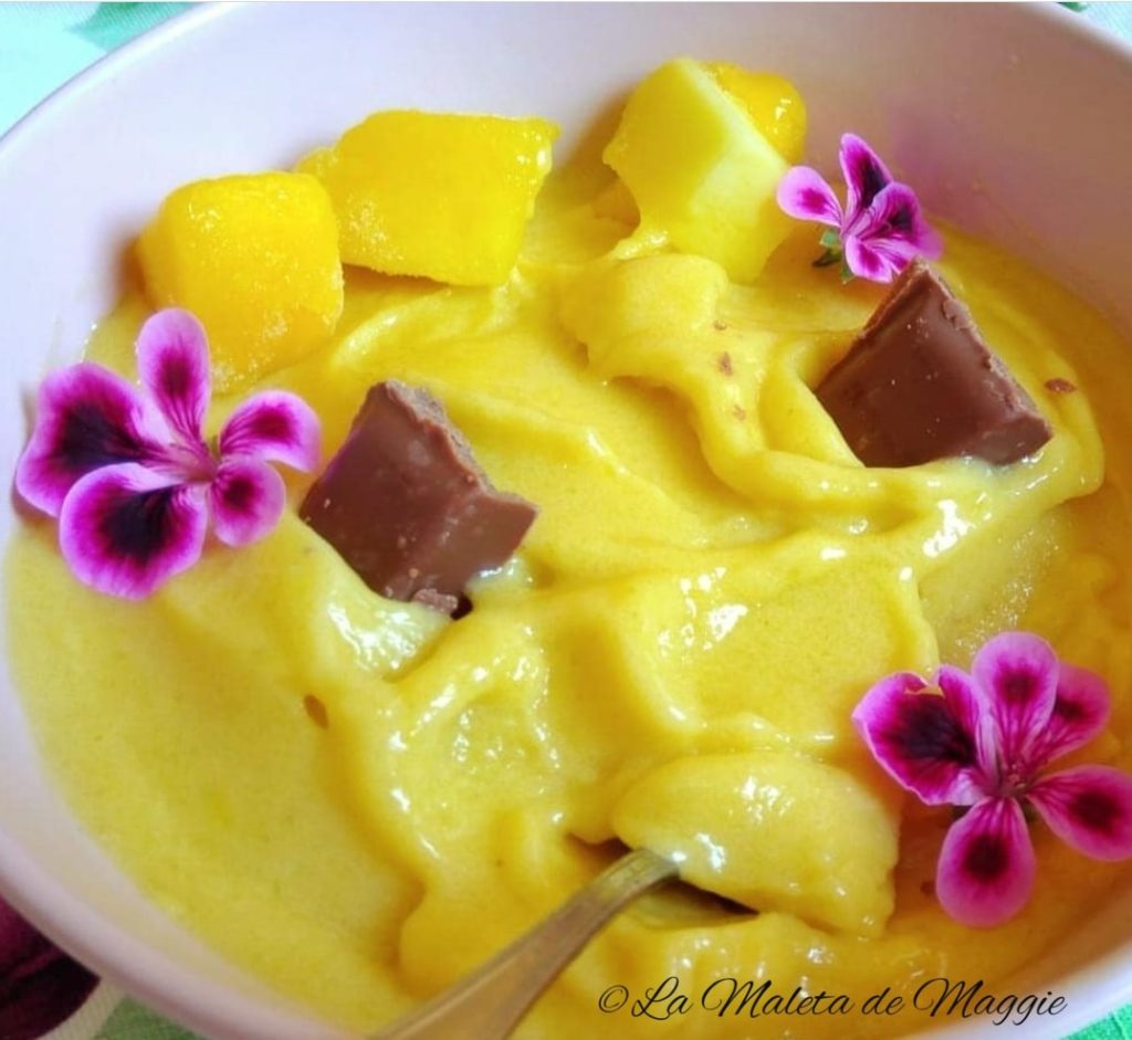 Nice cream de mango