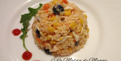 ensalada de arroz con surimi