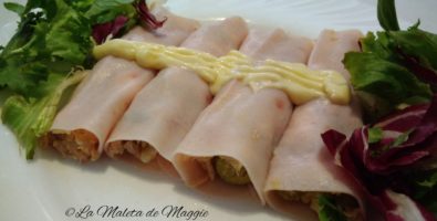 Canelones de pavo