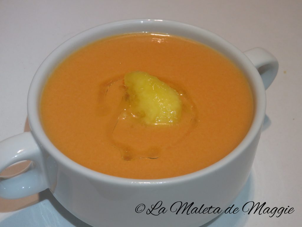 Gazpacho de nectarina