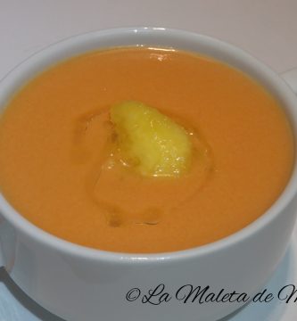 Gazpacho de nectarina