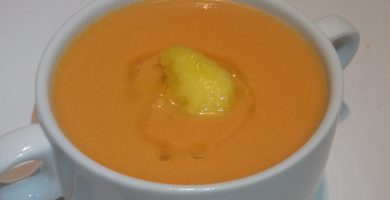 Gazpacho de nectarina