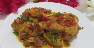 Pollo al chilindrón