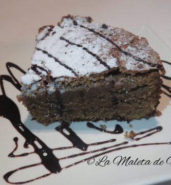 Bizcocho de almendra y chocolate