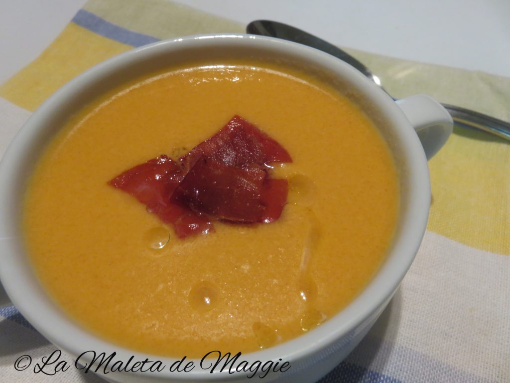 Gazpacho de melocotón