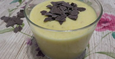 Mousse de plátano