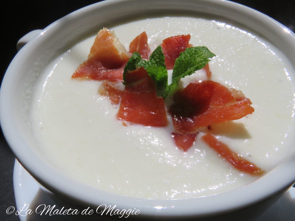 Sopa fría de melón