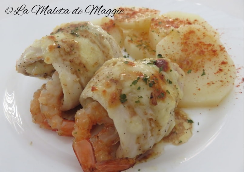 Rollitos de merluza