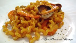 Fusilli Lunghi en salsa de gambas al curry picante