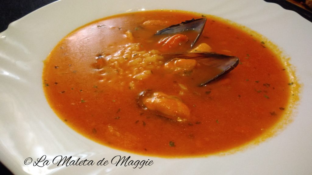 Sopa de mejillones