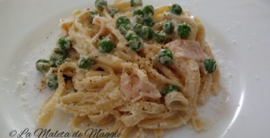 Tallarines all´alfredo