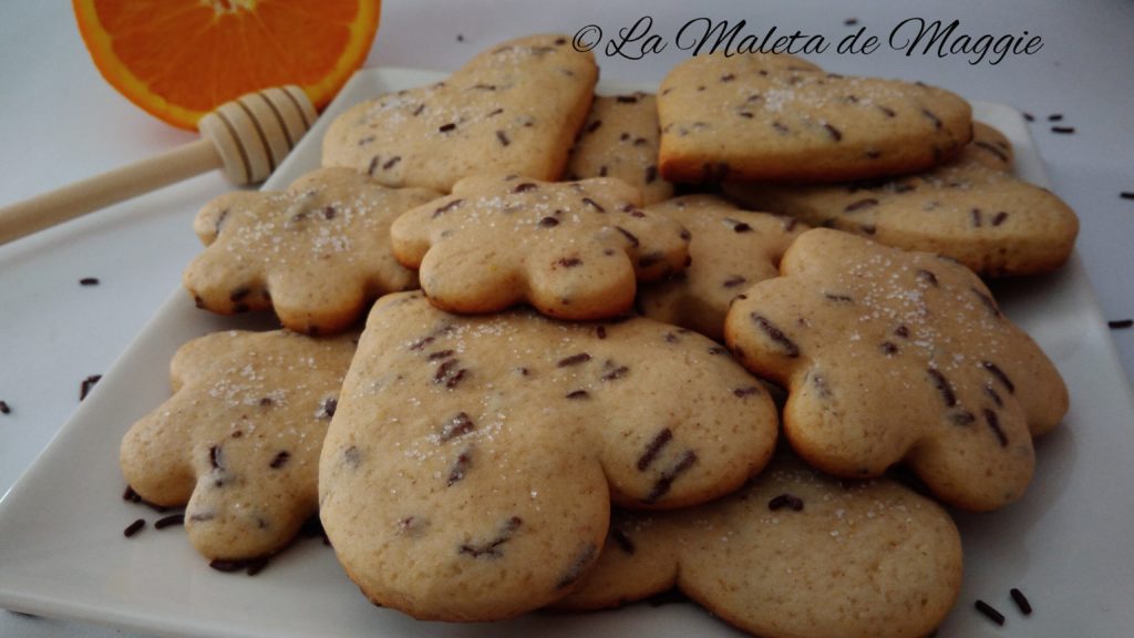 galletas de naranja y chocolate