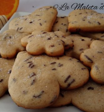 galletas de naranja y chocolate