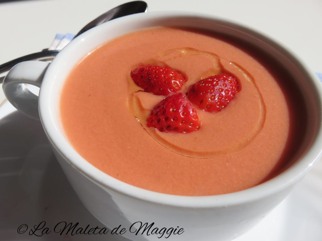 gazpacho de fresas