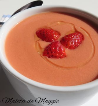 gazpacho de fresas