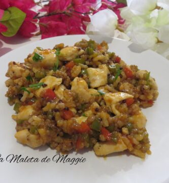 Salteado de quinoa