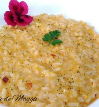 Risotto a los 4 quesos