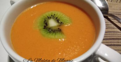 Gazpacho de kiwi con tomate