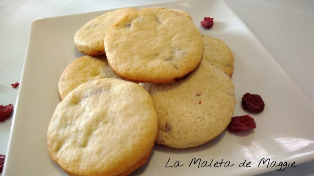 Galletas de nata y arandanos