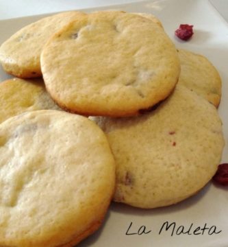 Galletas de nata y arandanos