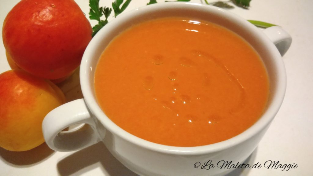 Gazpacho de albaricoque