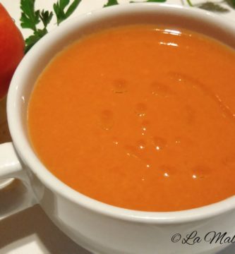 Gazpacho de albaricoque