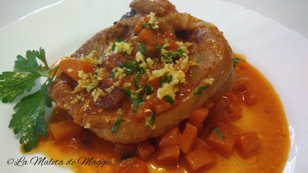 Ossobuco de pavo a la gremolata