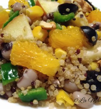 Ensalada de quinoa y frutas