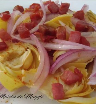 ensalada de alcachofa