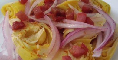 ensalada de alcachofa