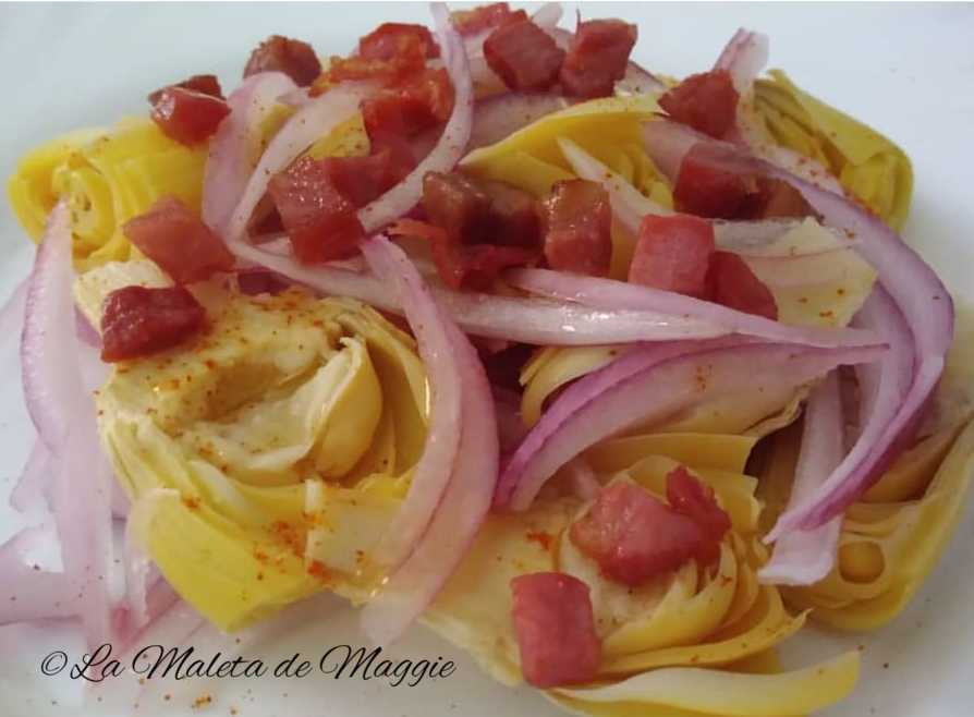 ensalada de alcachofa