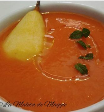 Gazpacho de pera