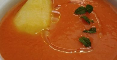 Gazpacho de pera