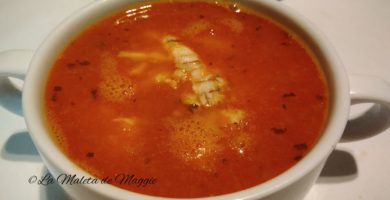 Sopa con galeras