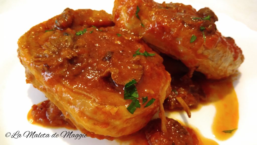 Ossobuco con setas