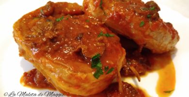 Ossobuco con setas