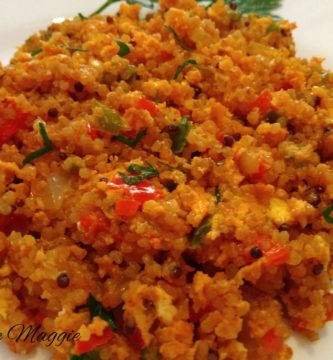 Quinoa con huevos revueltos