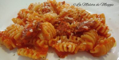 radiatore con chorizo