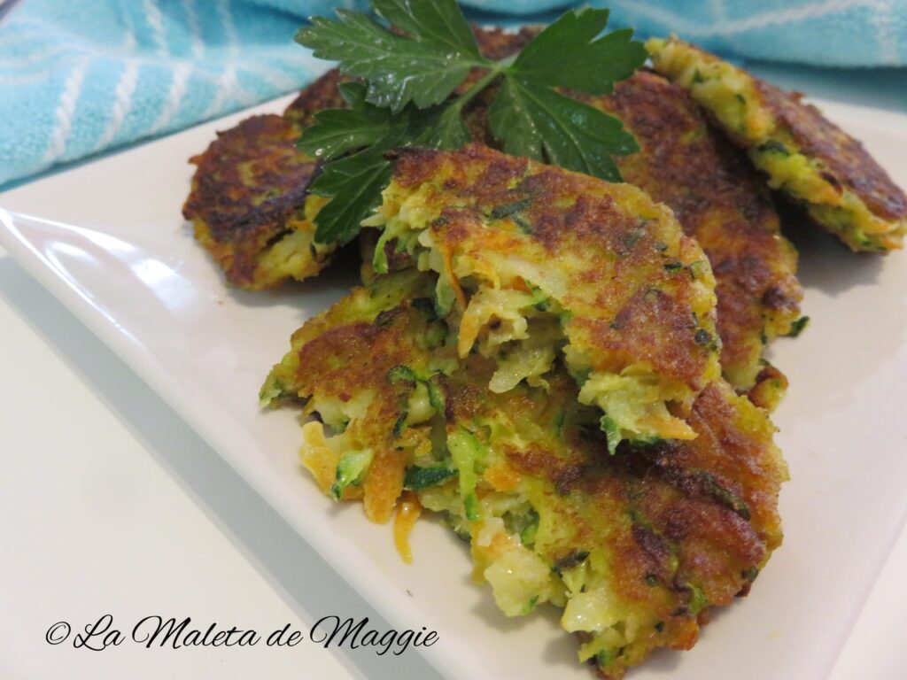 Tortitas de calabacín y zanahoria