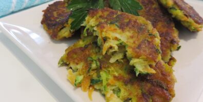 Tortitas de calabacín y zanahoria