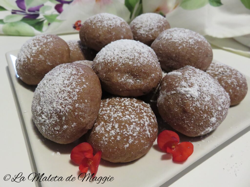 Galletas con yogur griego y chocolate