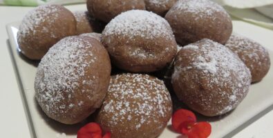 Galletas con yogur griego y chocolate