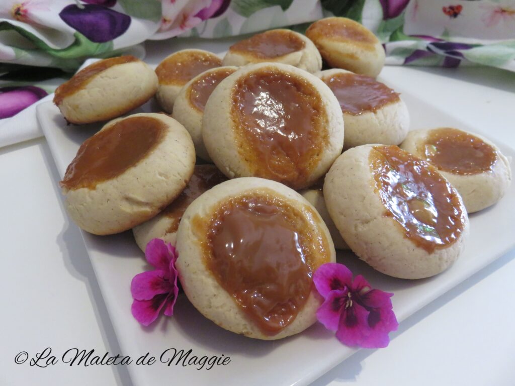 Pepas de dulce de leche